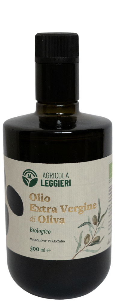 olio extravergine d'oliva 500ml - agricola leggieri - apricena